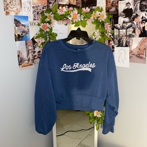 LA crop sweater